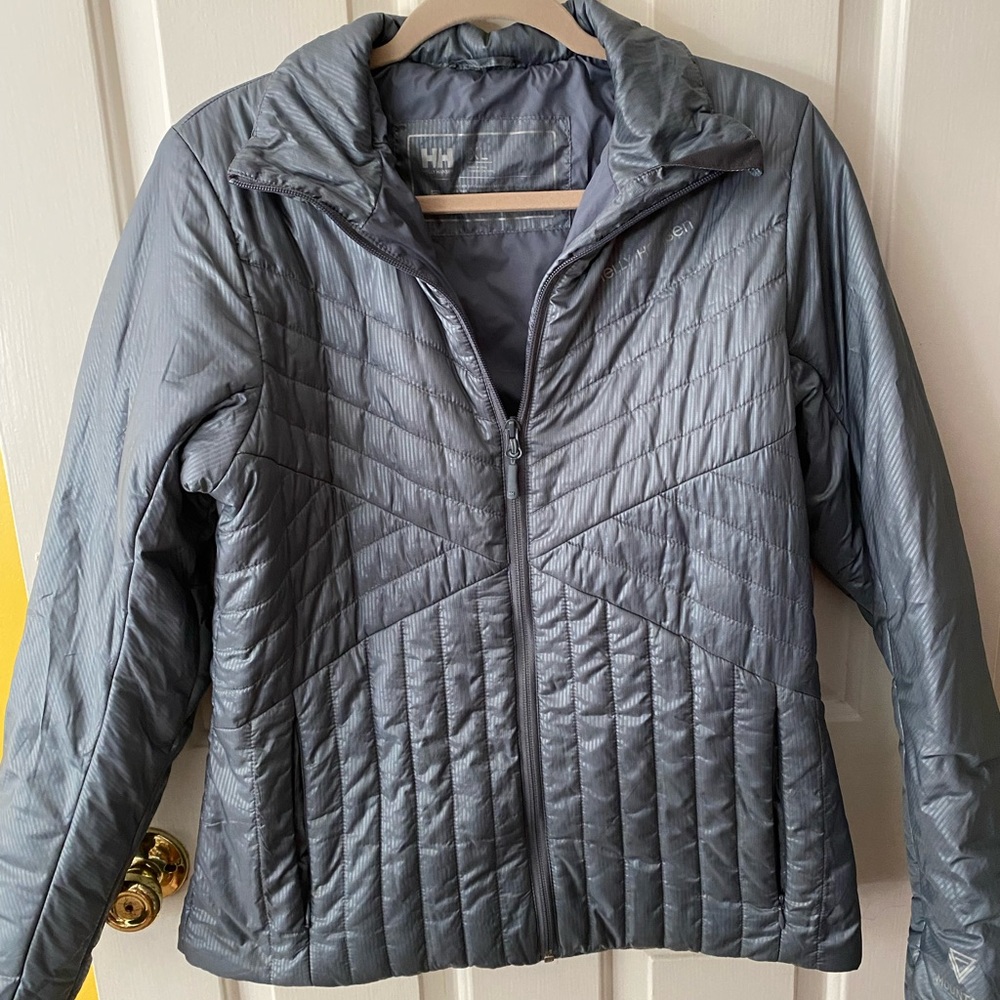 Helly Hansen grey womens puffy jacket size XL
